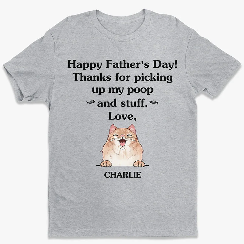 Happy Father's Day To The Best Dad Ever - Cat Personalized Custom Unisex T-shirt, Hoodie, Sweatshirt - Father's Day, Gift For Pet Owners, Pet Lovers