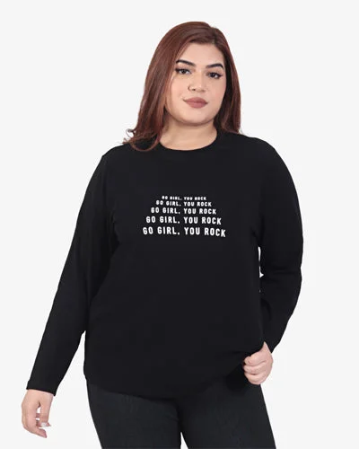 Represent WOMEN'S DAY Long Sleeve Tee - Black