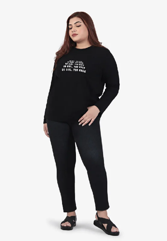 Represent WOMEN'S DAY Long Sleeve Tee - Black