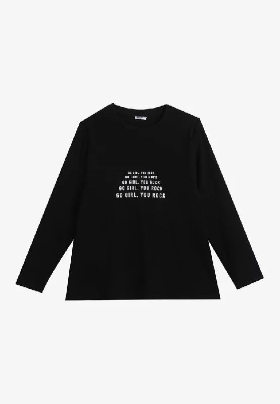 Represent WOMEN'S DAY Long Sleeve Tee - Black