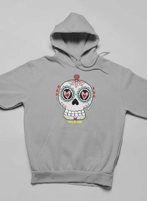 Nurse Sugar Skull Hoodie