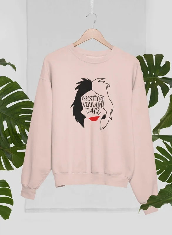 Resting Villain Face Sweat Shirt