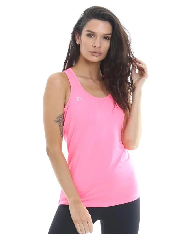 RIPT Cutout Racerback Vest - Pink