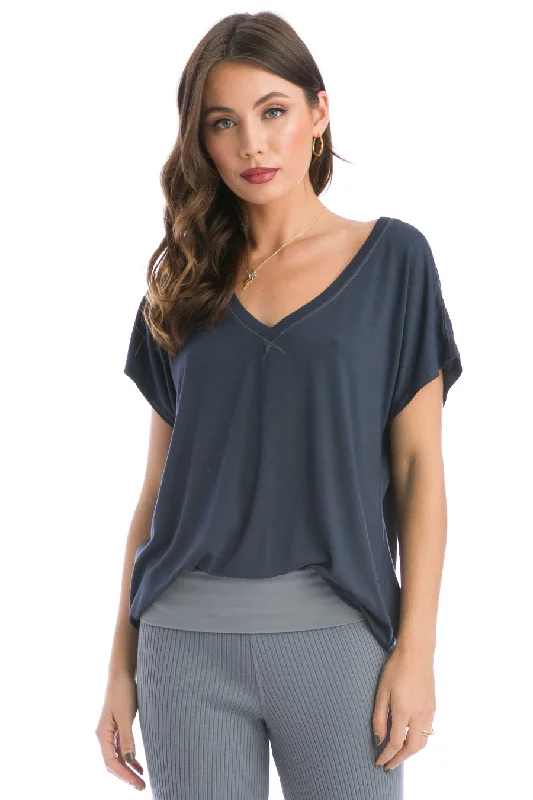 Slouchy V-Neck T