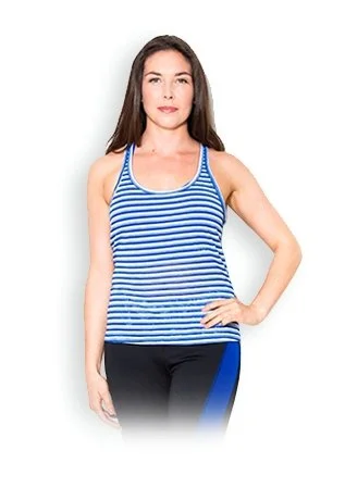 USN Women's Stripey Vest Top