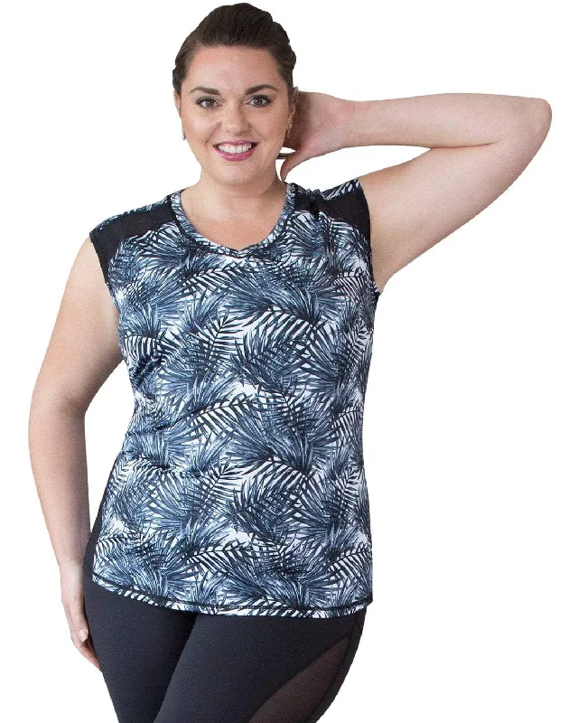 Verve Sleeveless Top - Black/White