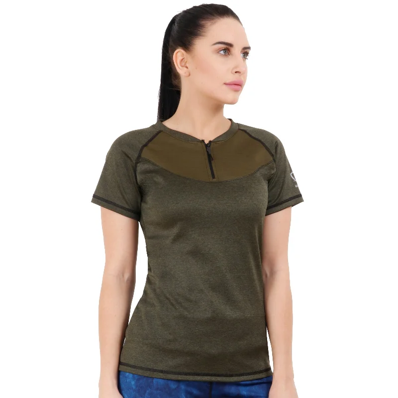 Womens Tron Tshirt (Olive)