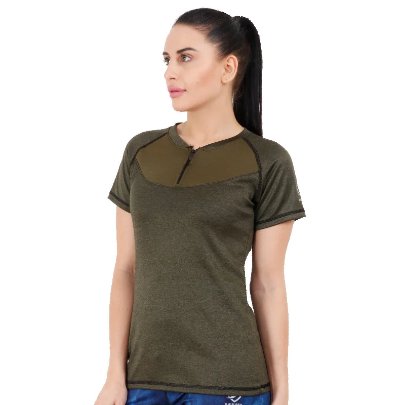 Womens Tron Tshirt (Olive)