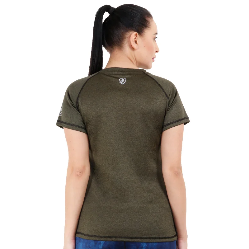 Womens Tron Tshirt (Olive)