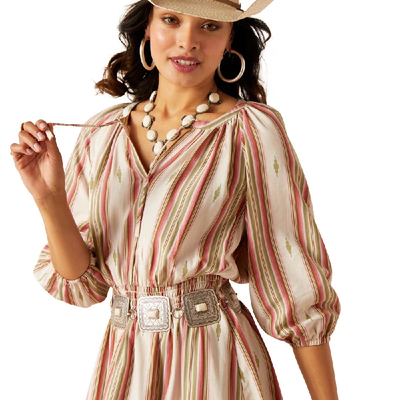 10048621 Ariat Women's Lovell Dress -  Desert Serape Stripe