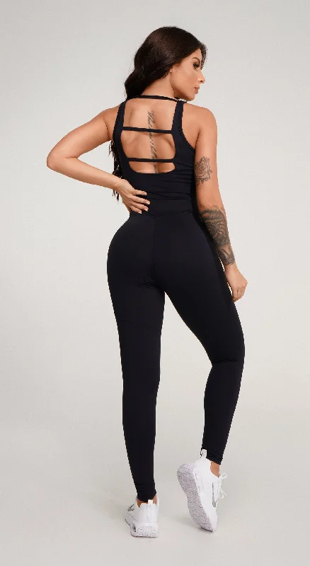 Bowl Jumpsuit - Black