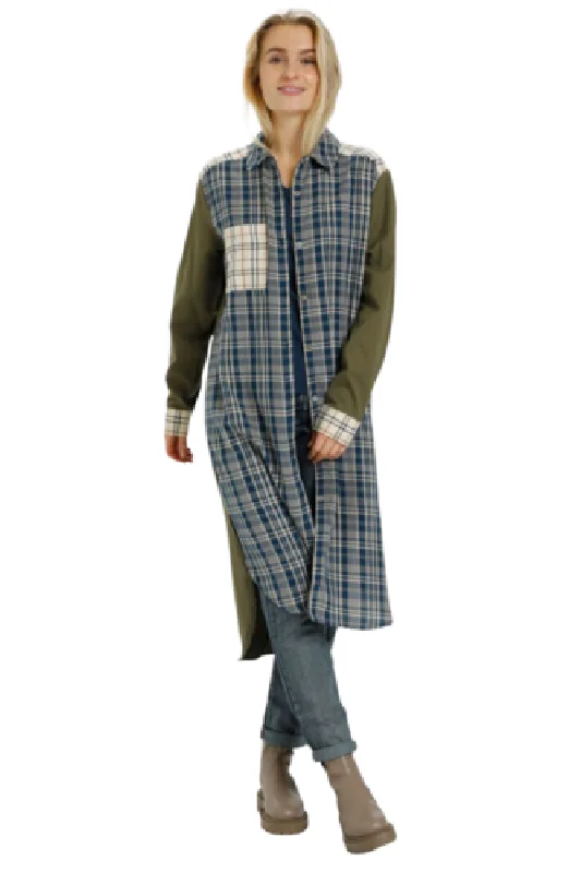 Dallas Check Shirt Dress