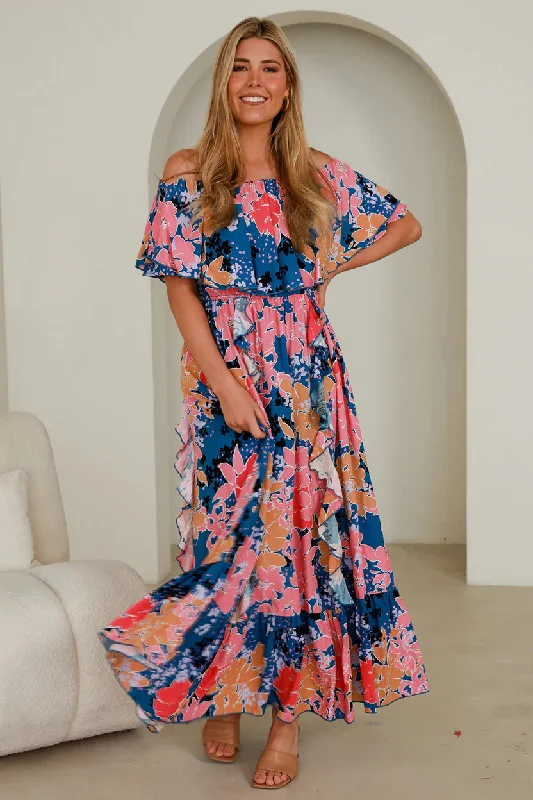 Greta Off Shoulder Maxi Dress