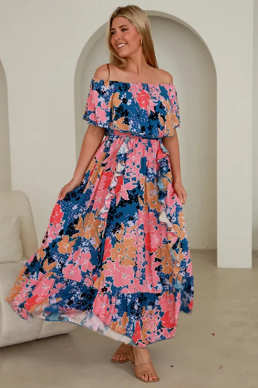 Greta Off Shoulder Maxi Dress