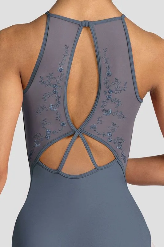 Ladies Cassia Floral Halterneck Leotard