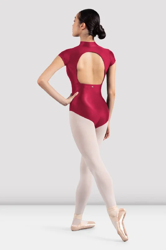 Ladies Mirella Glow Zip Front Leotard