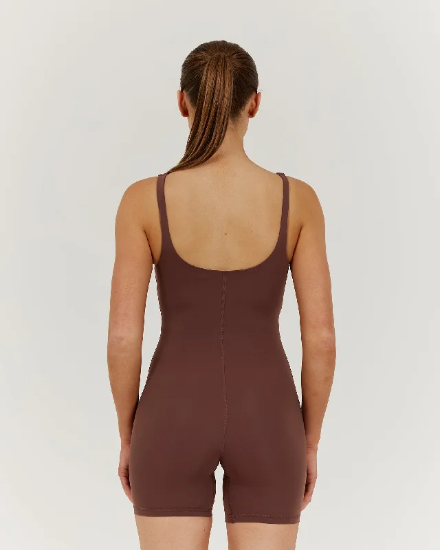 LUXE BROOKE BODYSUIT - COCOA