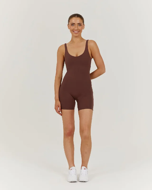 LUXE BROOKE BODYSUIT - COCOA