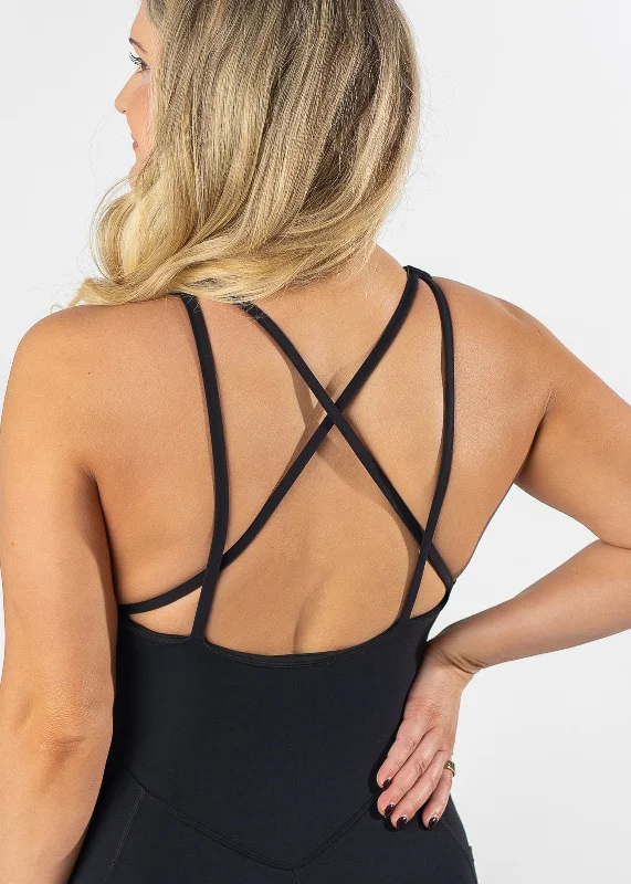 NKD Strappy Bodysuit | Black