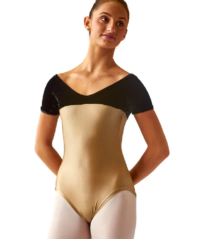 L / Gold Black / Nylon Lycra / Crushed Velvet