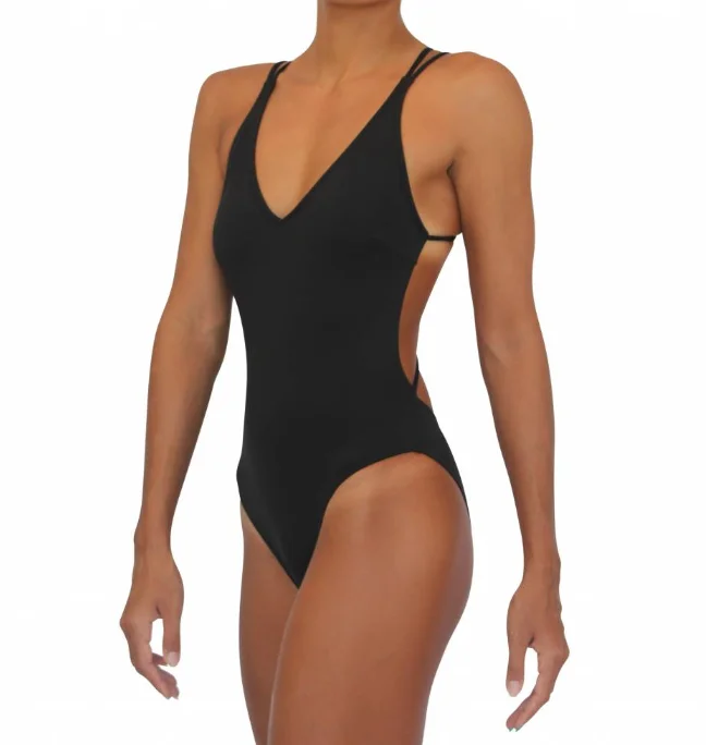 Skimpy Bottom One Piece Black