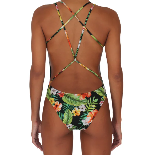 Skimpy Bottom One Piece Jungle Love