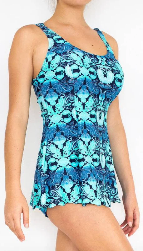 Tank Dress One Piece Blue Lagoon