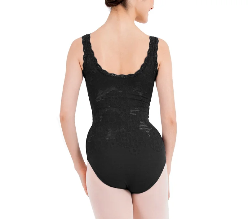 A Thin straps lace leotard- new arrival