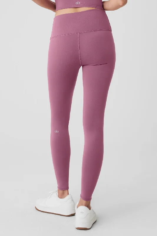 High-Waist Airbrush Legging - Soft Mulberry