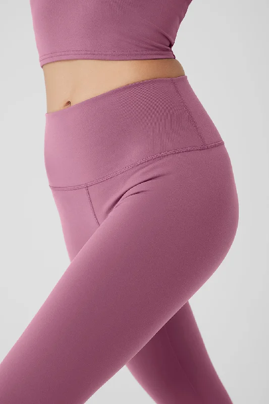 High-Waist Airbrush Legging - Soft Mulberry