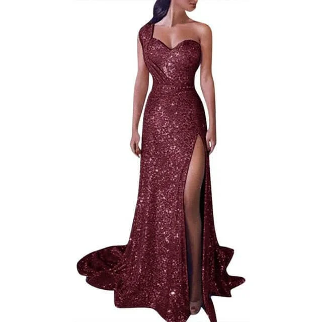 Women Sequin Dress Prom women Sexy Party Gold Sundress Ladies V Neck Dress Abiye Gece Elbisesi