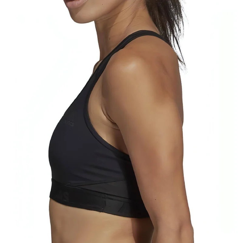 adidas Don't Rest AlphaSkin Womens Sports Bra - Black