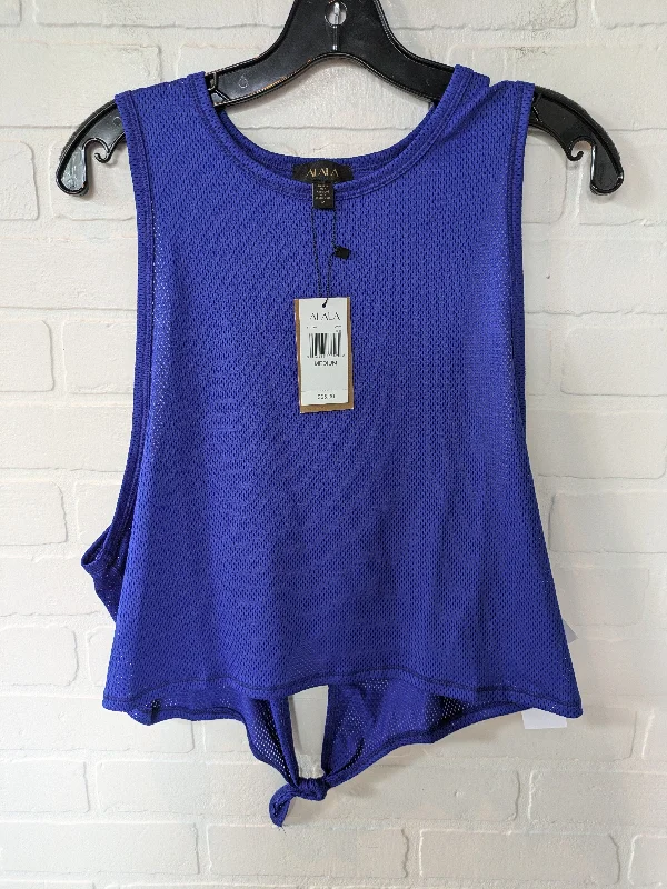 Athletic Tank Top By Clothes Mentor In Blue, Size: M