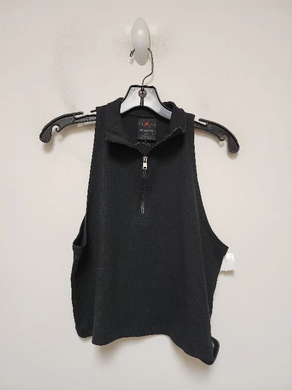 Athletic Tank Top By Jordan In Black, Size: L