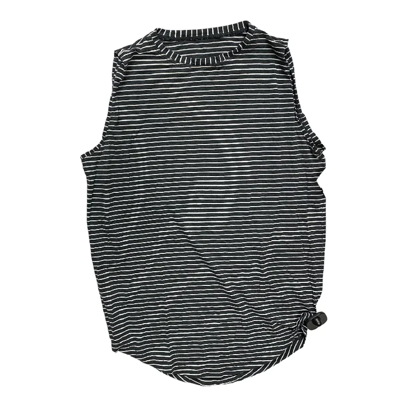 Athletic Tank Top By Lululemon In Striped Pattern, Size: 6