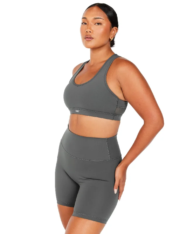 Aura Mesh Bra - Cloud Grey