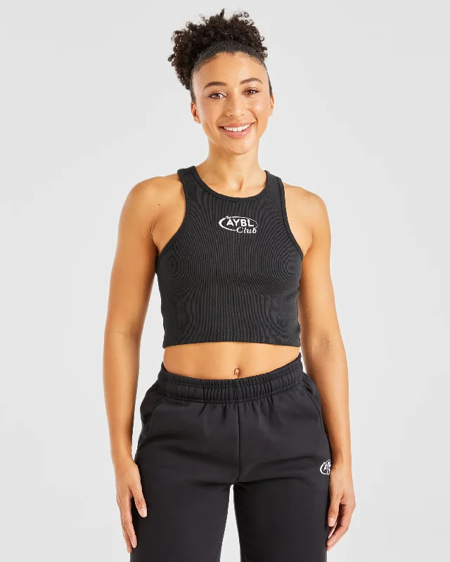 AYBL Club Vest Top - Black