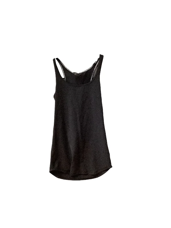 Black Athletic Tank Top Lululemon, Size 4