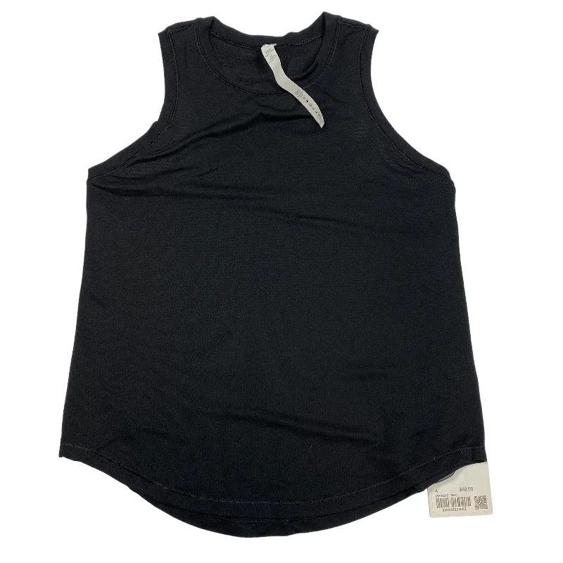 Black Athletic Tank Top Lululemon, Size 4