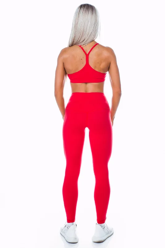 BOSS SPORTS BRA - RED