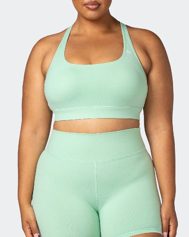 Brace Yourself Bra - Pastel Green