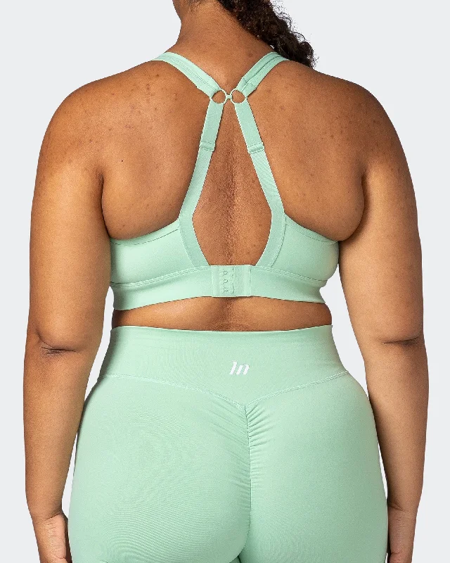 Brace Yourself Bra - Pastel Green