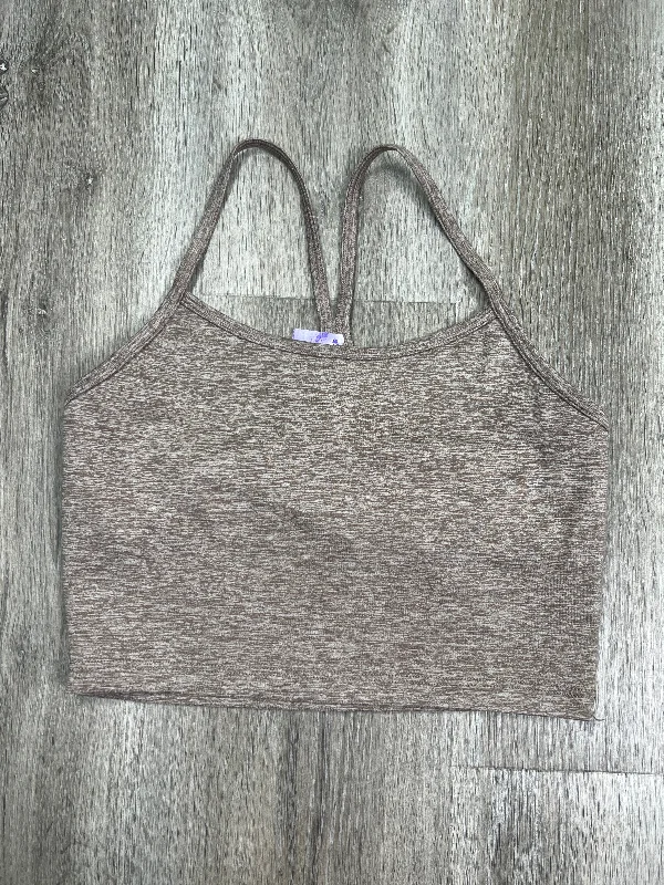 Brown Athletic Bra Aerie, Size S