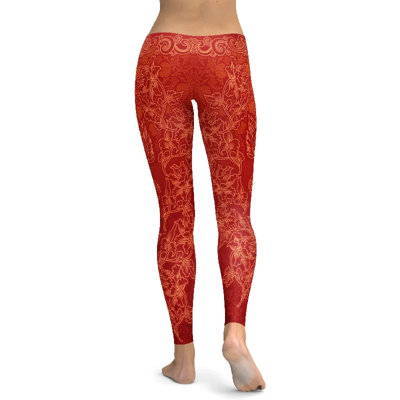 Chinese Zodiac Horse Leggings