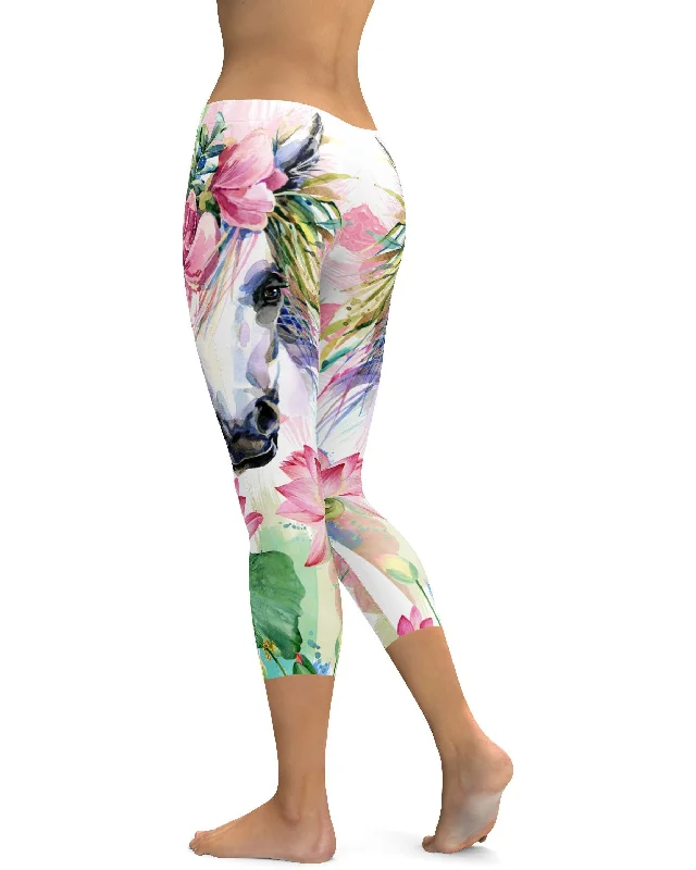 Colorful Horse Capris