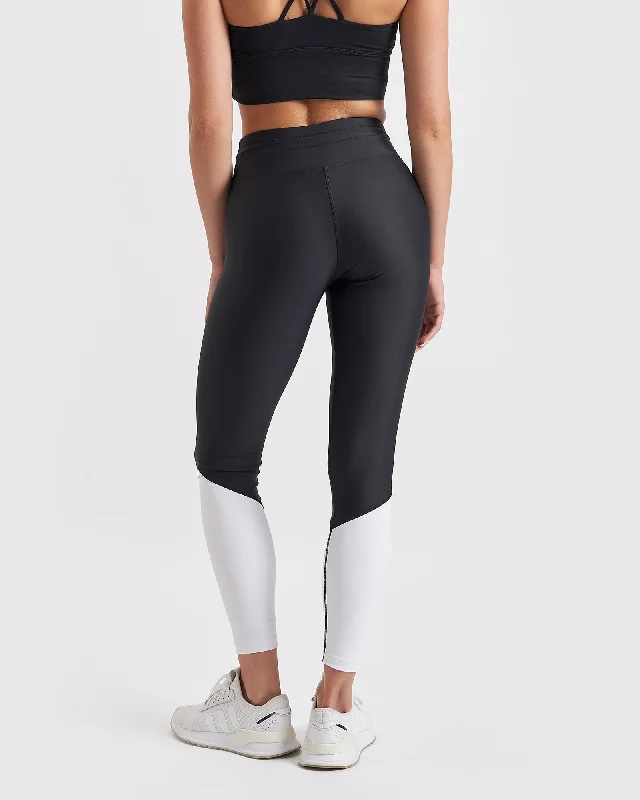 Core Trainer Climb Tights - Black/White