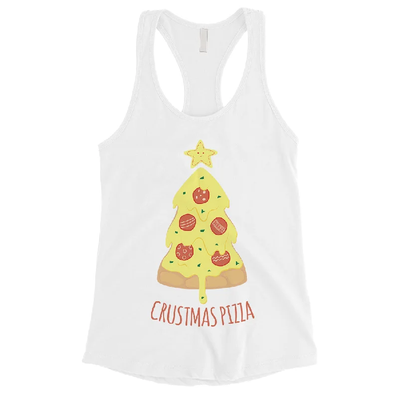 Crustmas Pizza Womens Tank Top