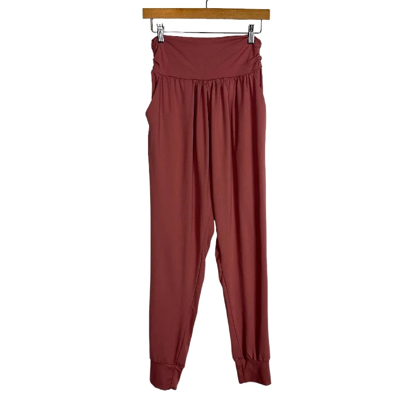 Dibaolong Mauve Cinched Joggers- Size S (Inseam 28”)