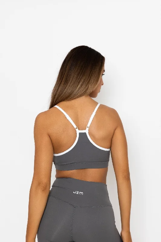 Essential Sports Bra - Charcoal