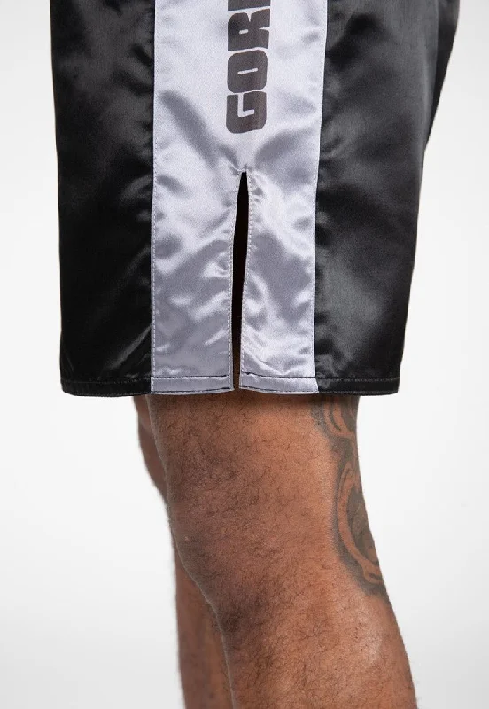 Gorilla Wear Hornell Boxing Shorts - Black/Grey